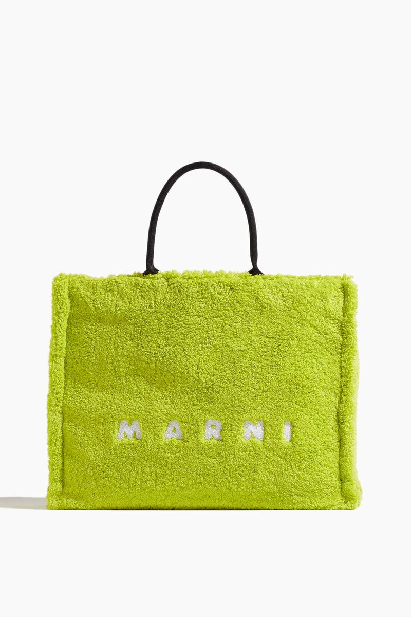 MARNI Lime Green Tote - Hebster Boutique