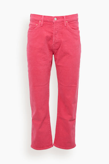 The Ditcher Crop Jean in Azalea