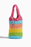 JW Anderson Top Handle Bags Knitted Shopper Bag in Multi