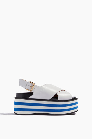 Wedge Sandal in Lily White