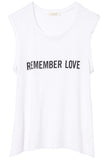 Nili Lotan Clothing Remember Love Muscle Tee in White