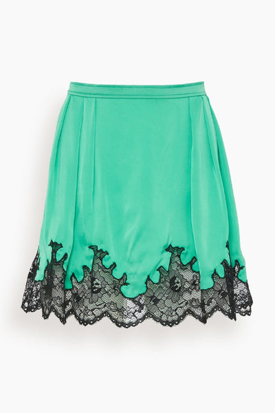 Jupe Mini Skirt in Bright Green