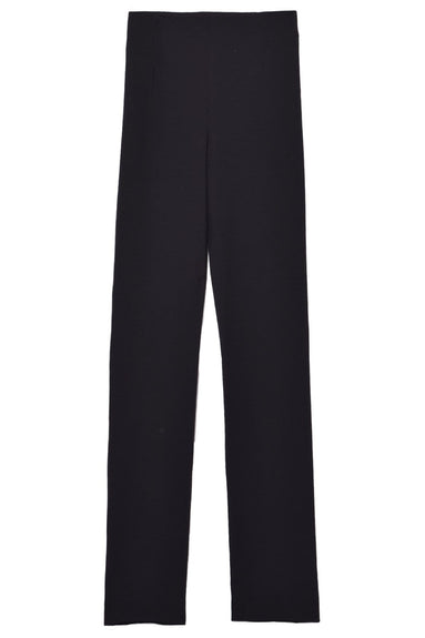 Mansur Gavriel Clothing Viscose Blend Crepe Narrow Pant in Black