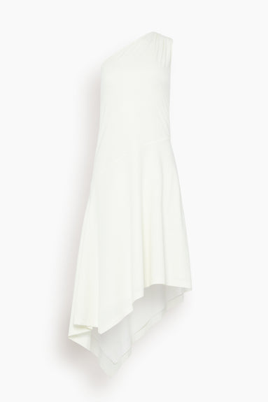 JW Anderson Dresses One Shoulder Buckle Dress in White
