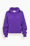 Ally Sweater in Purple Iris