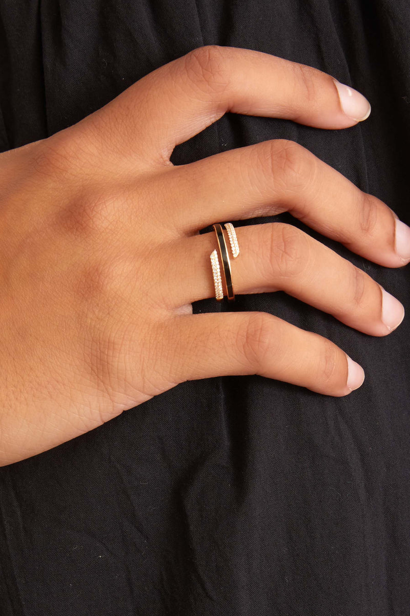 Buy Gold-Toned Rings for Women by MYKI Online | Ajio.com