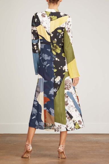 Erdem Dresses Chapell Collage Dress in Multi Erdem Chapell Collage Dress in Multi