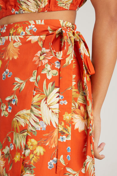 Erdem Skirts Hermia Skirt in Rust