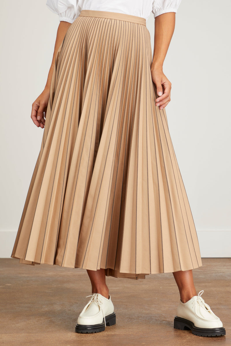 Erdem Nesrine Trench Coating Skirt in Camel – Hampden Clothing