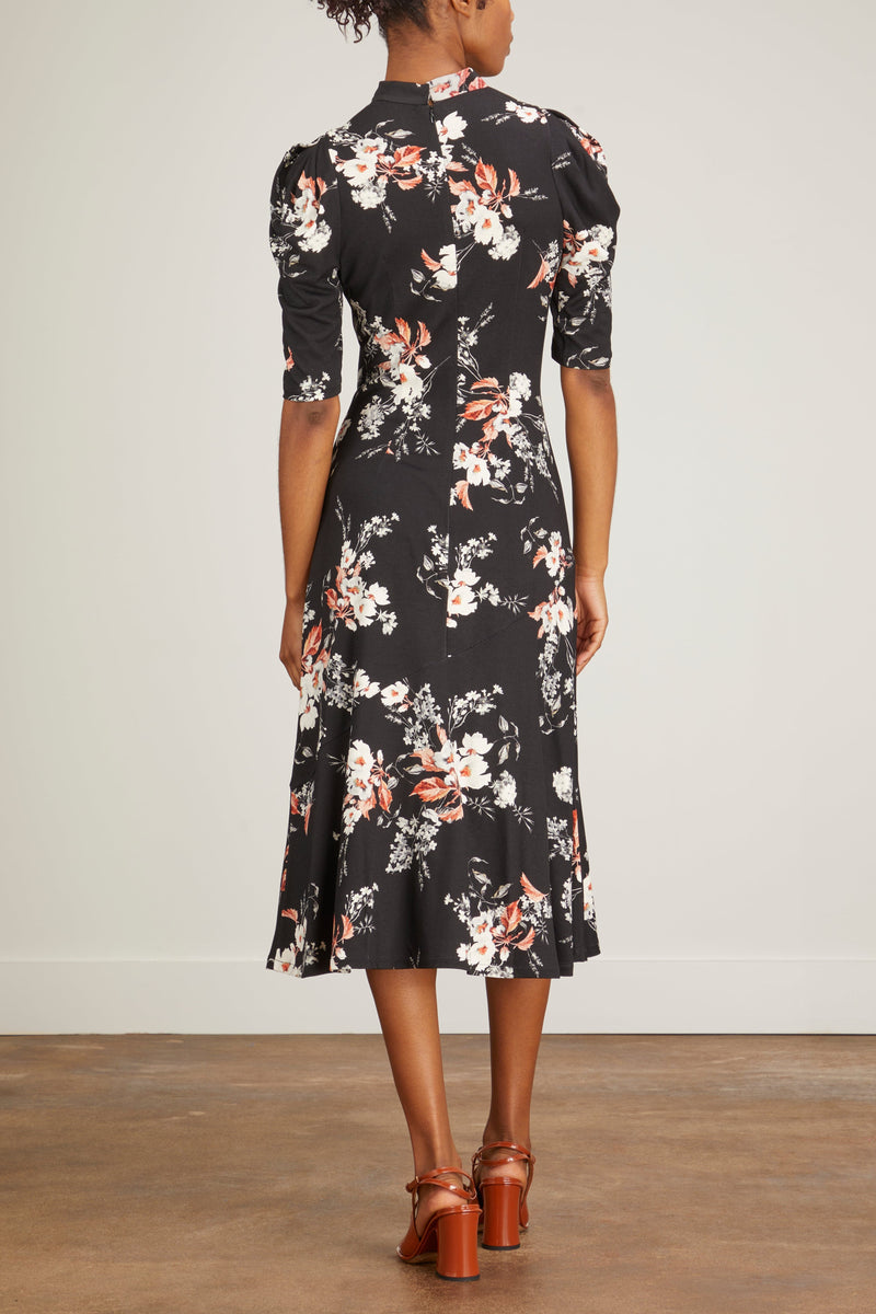 Erdem Norene Dress in Black Multi – Hampden Clothing