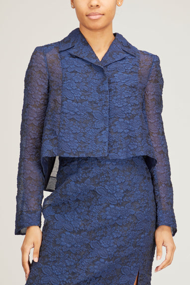 Erdem Jackets Renee Jacket in Navy