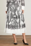 Erdem Skirts Timea Pleated Skirt in Yevonde Lace