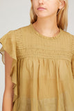 Etoile Isabel Marant Tops Layona Top in Khaki