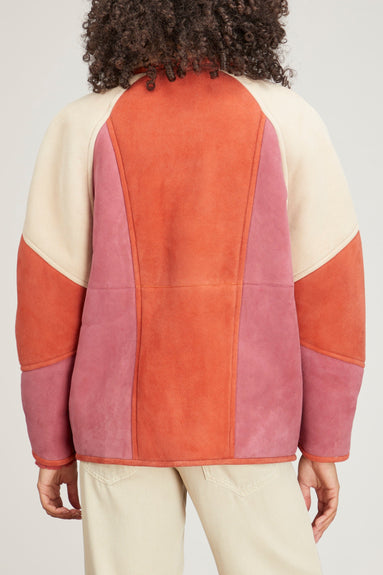 Etoile Isabel Marant Coats Abeni Coat in Burnt Henna