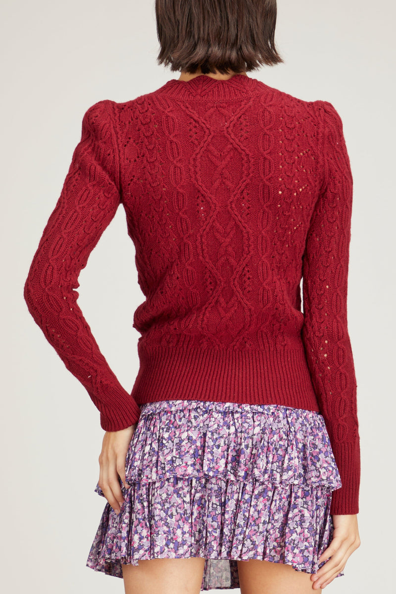Etoile Isabel Emi – Marant Raspberry Hampden Pullover Clothing in