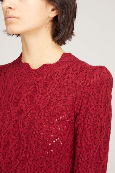 Etoile Isabel Marant Sweaters Emi Pullover in Raspberry