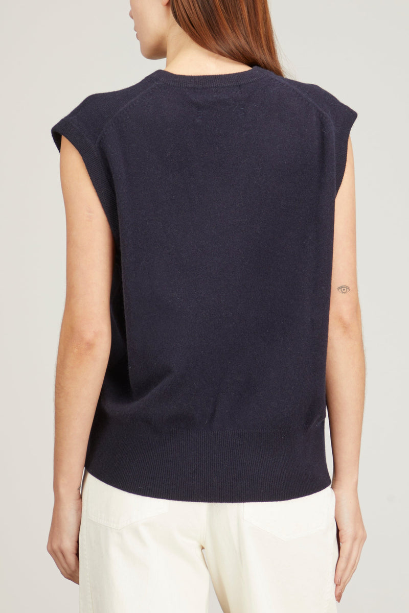 Extreme Cashmere Spencer Top in Navy – Hampden Clothing