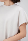 Extreme Cashmere Tops Alma Top in Chalk