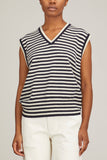 Extreme Cashmere Tops Spencer Top in Breton Extreme Cashmere Spencer Top in Breton