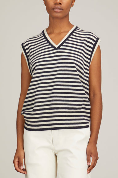 Extreme Cashmere Tops Spencer Top in Breton Extreme Cashmere Spencer Top in Breton