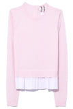 Dorothee Schumacher Clothing Deconstructed Romance Pullover in Tint of Pink