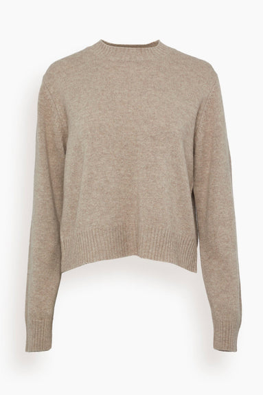 Sablyn Sweaters Ali Long Sleeve Cashmere Sweater in Flax