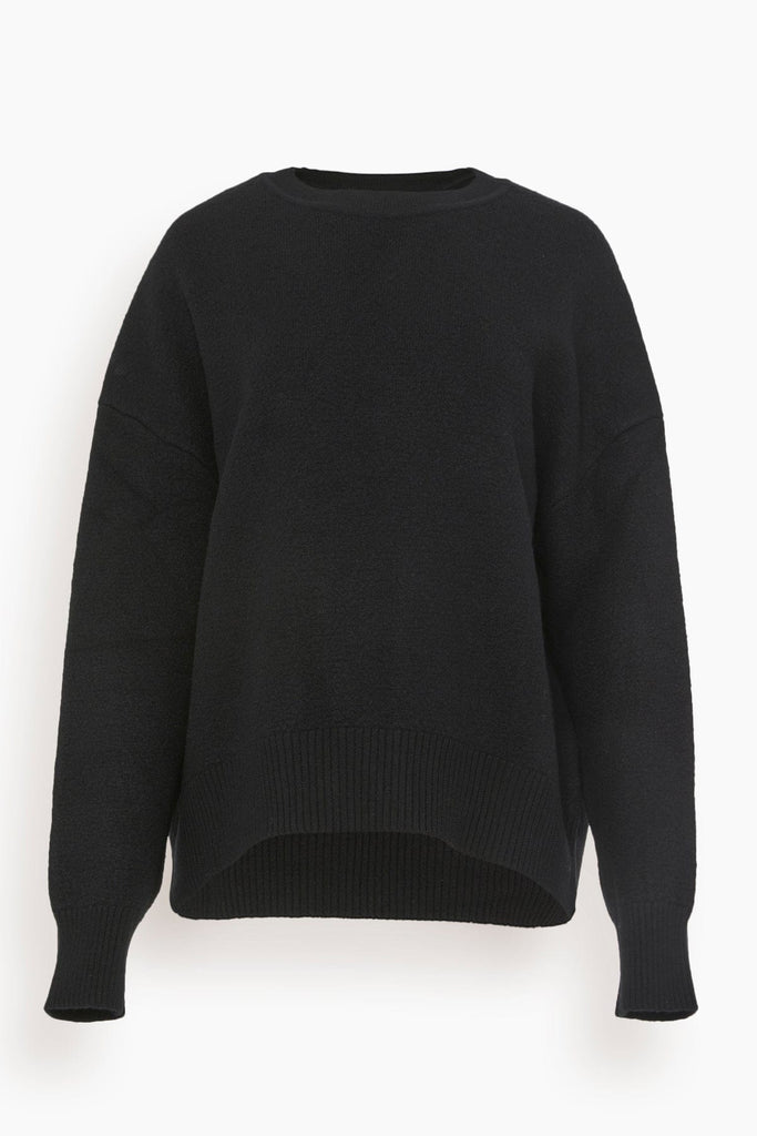 Christian Wijnants Klaria Oversized Felted Knit Sweater in Black ...