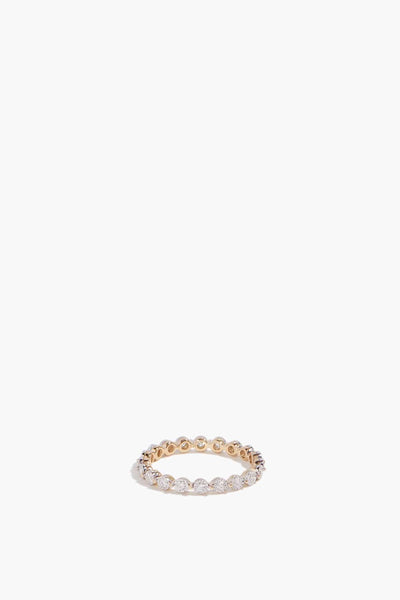Ava Bea Eternity Ring in Yellow Gold