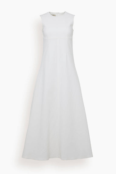Mark Kenly Domino Tan Dresses Dillon Sleeveless Fitted Dress in White