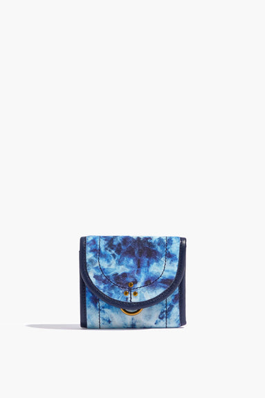 Jerome Dreyfuss Wallets Edgar Wallet in Tie Dye Bleu