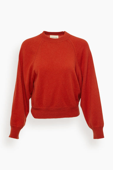 Loulou Studio Sweaters Pemba Cashmere Sweater in Red