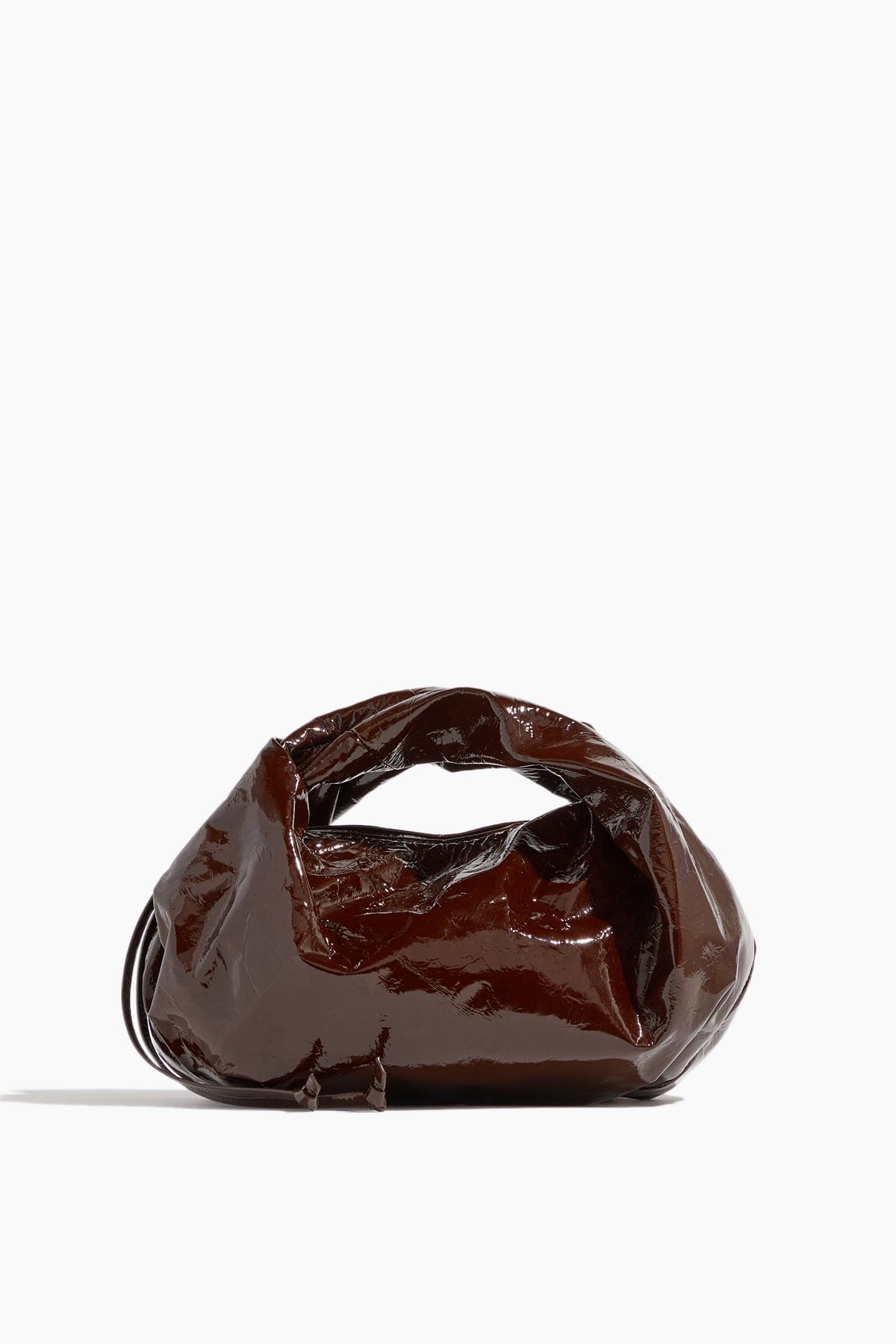 Dries Van Noten Top Handle Bags Tote Bag in Dark Brown