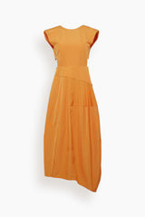 Tibi Italian Sporty Sleeveless Balloon Dress in Orange – Hampden