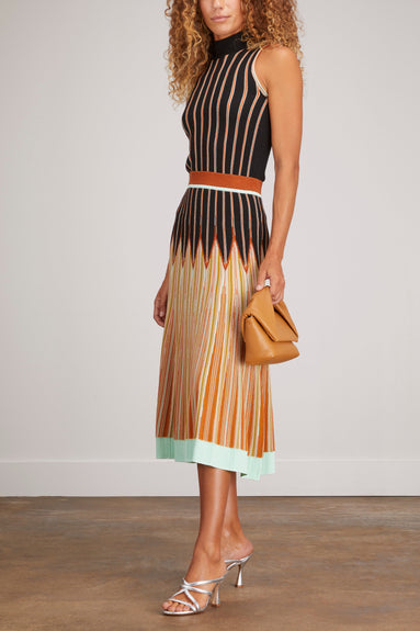 Forte Forte Skirts Fiesta Inlay Skirt in Curcuma