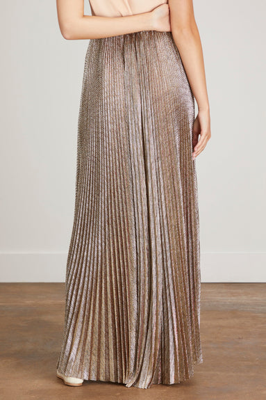 Forte Forte Skirts Plisse Laminated Tulle Skirt in Platino Forte Forte Plisse Laminated Tulle Skirt in Platino