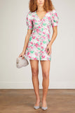 Ganni Dresses 3D Jacquard Button Down Mini Dress in Sugar Plum