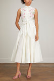 Giambattista Valli Dresses Popeline Flowered Willow Print Dress in Ivory/Multi Giambattista Valli Popeline Flowered Willow Print Dress in Ivory/Multi