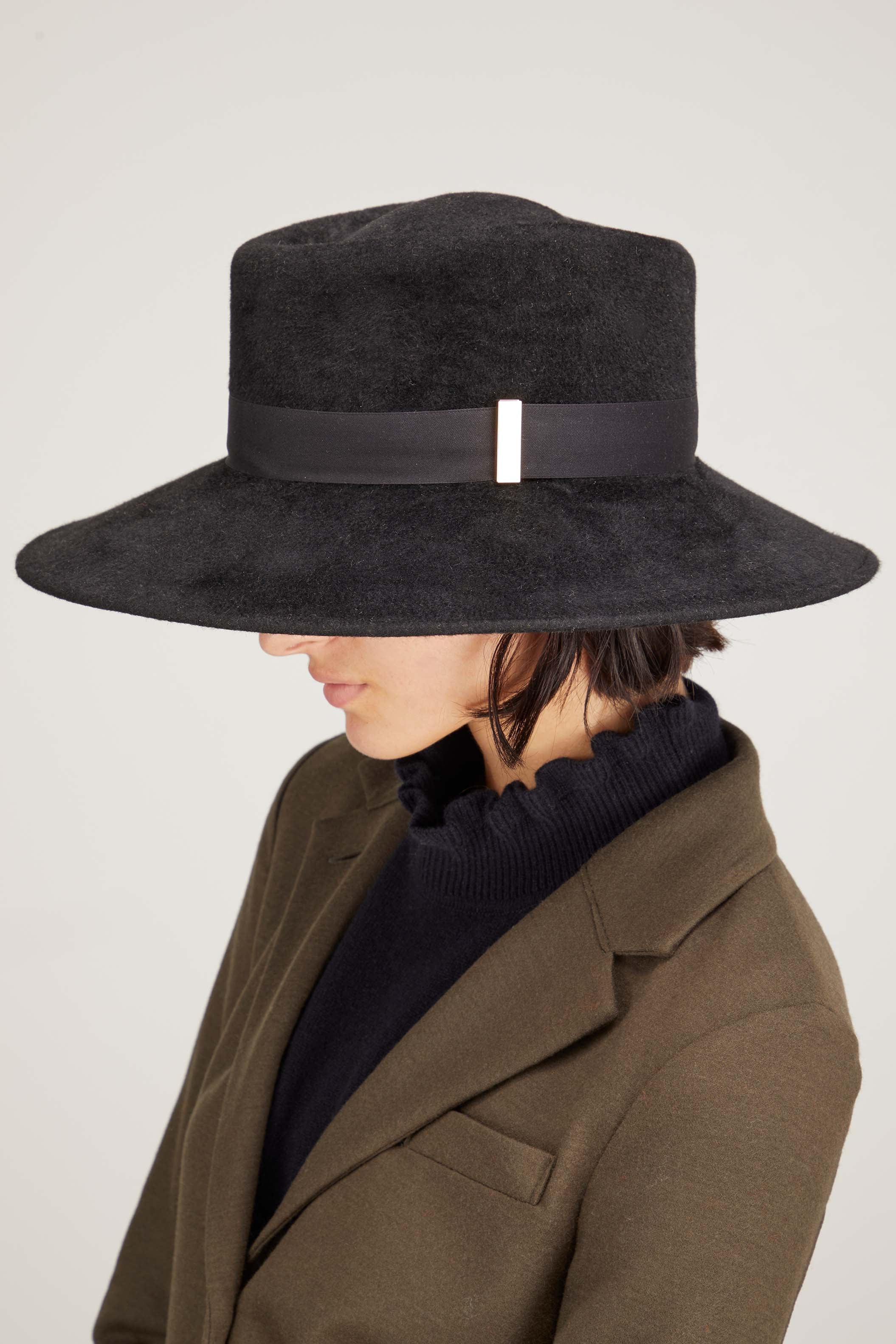 Gigi Burris Hats Merle Hat in Black/Tonal Gigi Burris Merle Hat in Black/Tonal