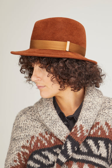 Gigi Burris Hats Reagan Hat in Cumin/Tonal Gigi Burris Reagan Hat in Cumin/Tonal