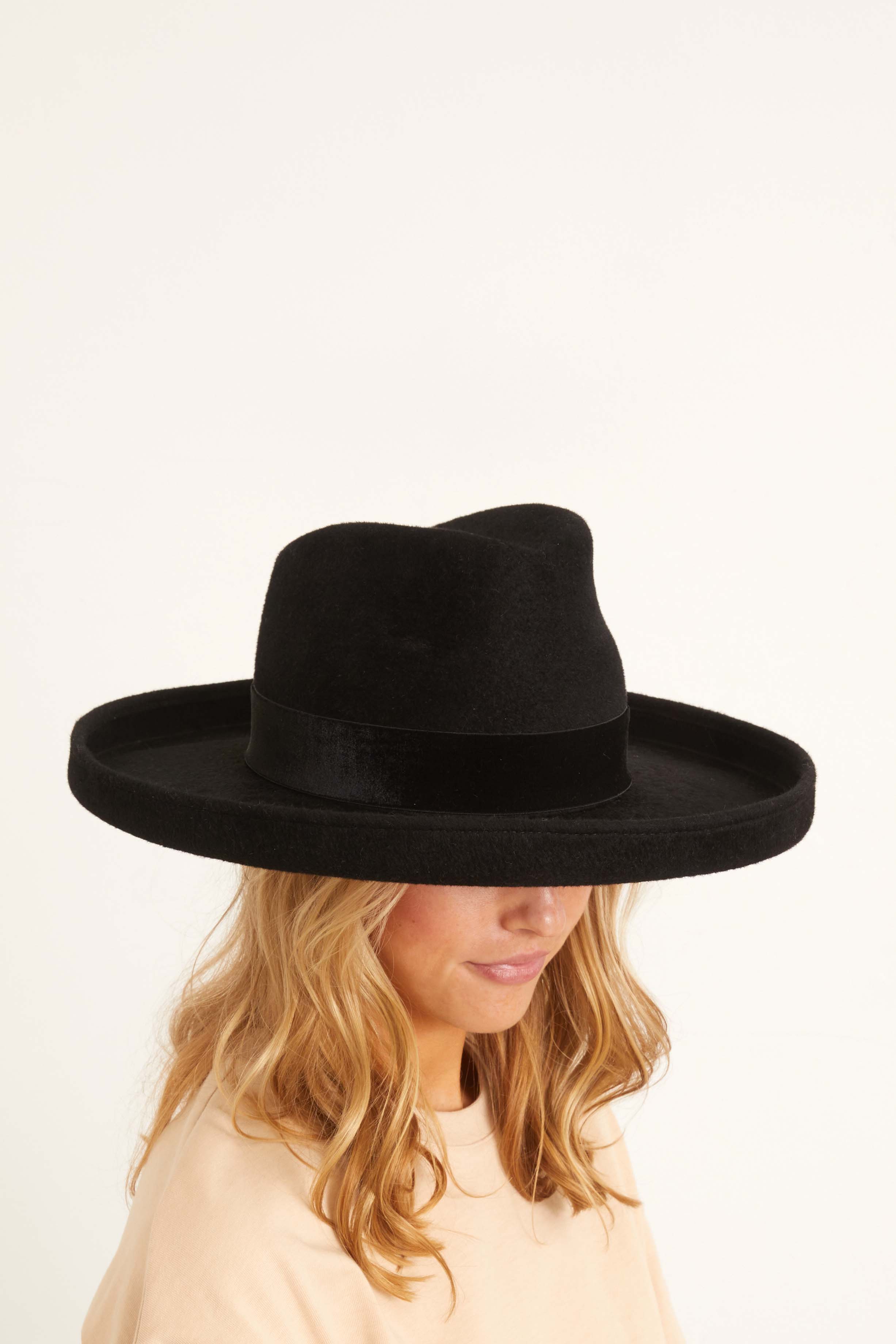 Gigi Burris Hats Freddie Hat in Black