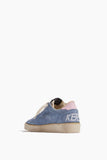 Golden Goose Sneakers Ballstar Suede Sneaker in Powder Blue/White/Pink Golden Goose Ballstar Suede Sneaker in Powder Blue/White/Pink