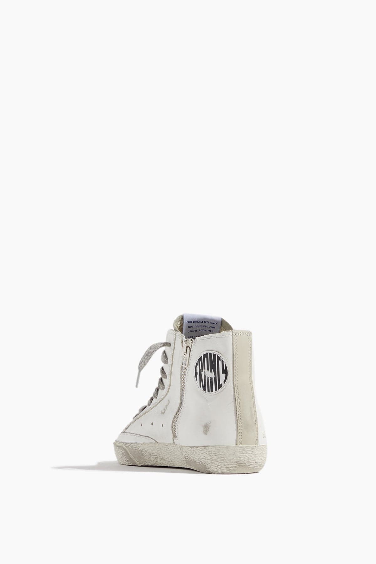 Golden Goose High Top Sneakers Francy Sneaker in White/Silver/Milk Golden Goose Shoes Francy Sneaker in White/Silver/Milk