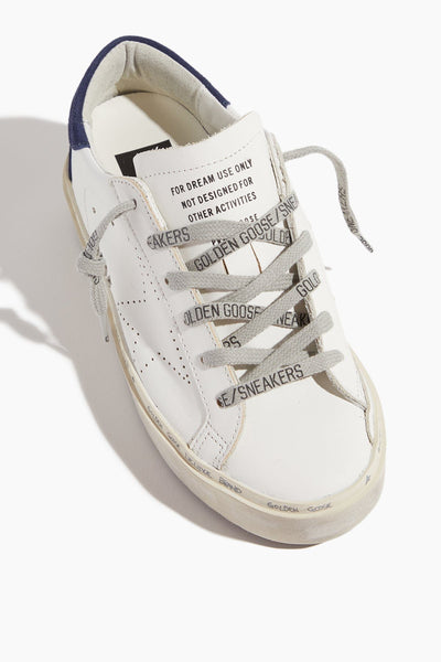 Golden Goose Shoes Low Top Sneakers Hi Star Leather Sneaker in White/Dark Blue Golden Goose Hi Star Leather Sneaker in White/Dark Blue