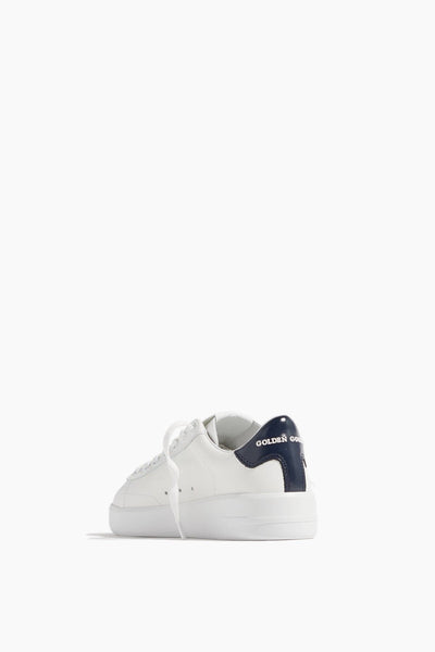 Golden Goose Low Top Sneakers Pure Star Sneaker in White/Blue Golden Goose Pure Star Sneaker in White/Blue