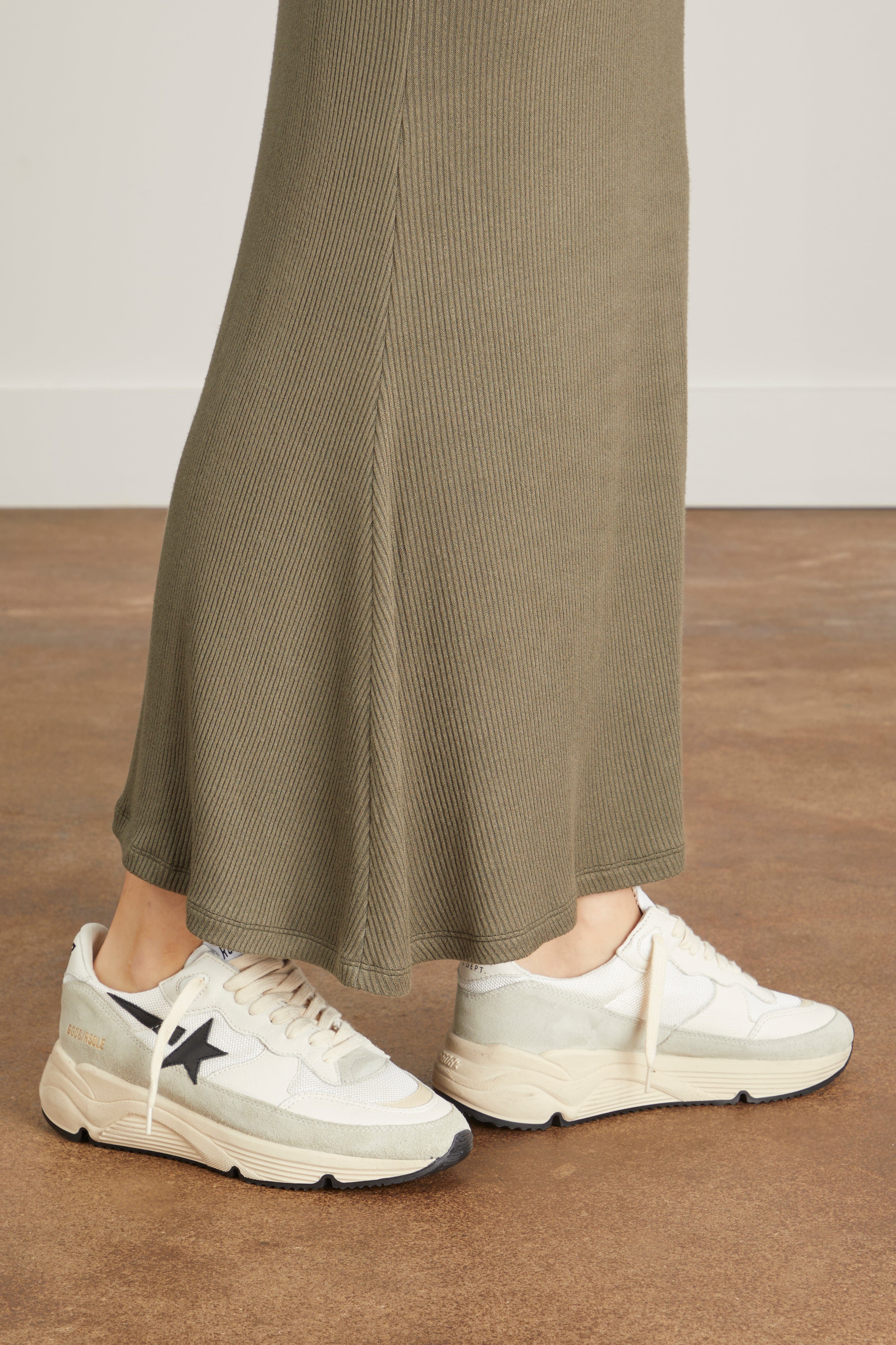Golden Goose Shoes Sneakers Running Sole Sneaker in White/Ivory/Black/Ice