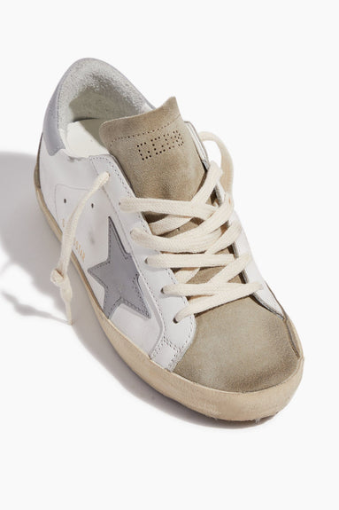Golden Goose Shoes Sneakers Superstar Sneaker in White/Taupe/Grey Golden Goose Shoes Superstar Sneaker in White/Taupe/Grey