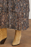 Hannah Artwear Skirts Mira Maxie Skirt in Ashbee