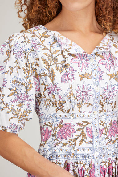 Hannah Artwear Dresses Camilla Dress in Bouganvillea