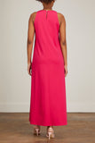 Harris Wharf Dresses Halter Neck Dress in Fuchsia