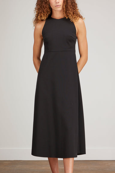 Harris Wharf Dresses Halter Dress in Black Harris Wharf Halter Dress in Black